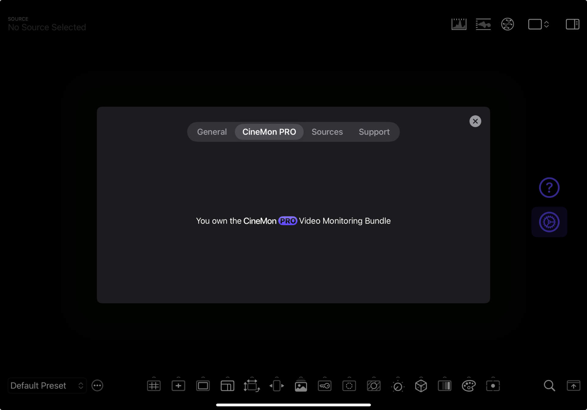 Settings Pro